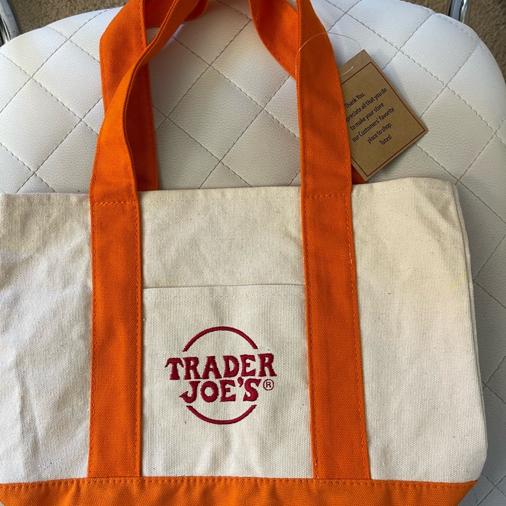 Mini crew Trader Joe’s canvas tote bag